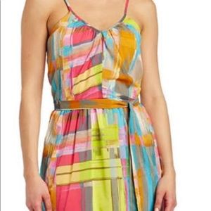 Trina Turk Playa Dress watercolor size 4